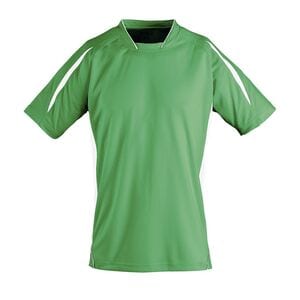SOL'S 01639 - Fein Gearbeitetes Kurzarm Shirt FÜr Kinder Maracana Bright Green/ White