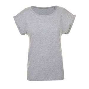 SOL'S 01406 - Damen Rundhals T-Shirt Melba Gemischtes Grau