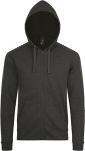 SOL'S 01714 - Unisex Kapuzenjacke Stone Charcoal Melange