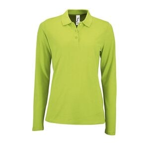 SOL'S 02083 - Damen Poloshirt Langarm Perfect Lsl Apple Green
