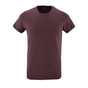 SOL'S 00553 - REGENT FIT Herren Rundhals T Shirt Fitted Oxblood