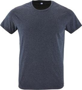 SOL'S 00553 - REGENT FIT Herren Rundhals T Shirt Fitted Heather denim