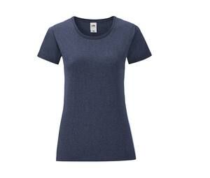 Fruit of the Loom SC151 - Rundhals-T-Shirt 150 Heather Navy