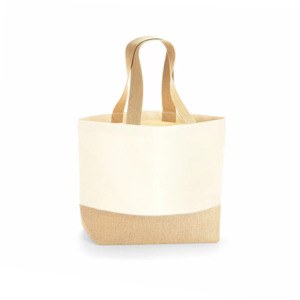 Westford mill WM451 - Einkaufstasche aus Baumwolle / Jute Natural