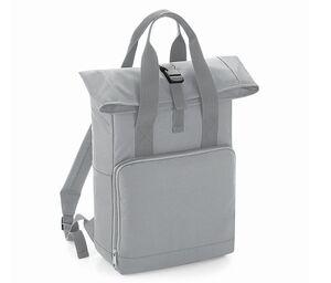 Bag Base BG118 - TWIN HANDLE ROLL-TOP RUCKSACK Light Grey