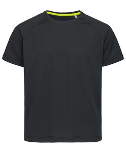 Stedman STE8570 - Rundhals-T-Shirt für Kinder Active-Dry Black Opal