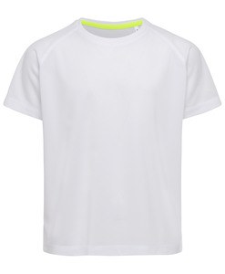 Stedman STE8570 - Rundhals-T-Shirt für Kinder Active-Dry Weiß