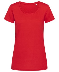 Stedman STE8700 - Rundhals-T-Shirt für Damen Active-Dry Crimson Red