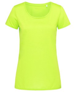 Stedman STE8700 - Rundhals-T-Shirt für Damen Active-Dry Cyber Yellow
