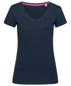 Stedman STE9130 - T-Shirt mit V-Ausschnitt für Damen Megan  Marina Blue