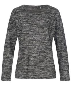 Stedman STE9180 - Langarm-Pullover für Damen KNIT Dark Grey Melange