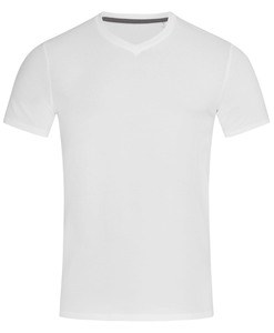 Stedman STE9610 - T-Shirt mit V-Ausschnitt für Herren Clive  Weiß