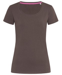 Stedman STE9700 - Rundhals-T-Shirt für Damen Claire  Dunkle Schokolade