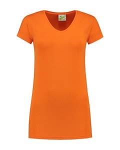 Lemon & Soda LEM1262 - T-Shirt V-Ausschnitt Kinderbett / elastisch für sie Orange