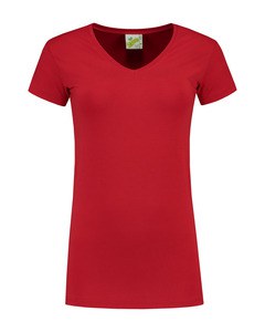 Lemon & Soda LEM1262 - T-Shirt V-Ausschnitt Kinderbett / elastisch für sie Rot