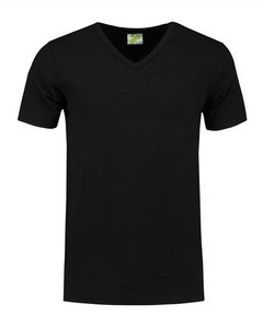 Lemon & Soda LEM1264 - T-Shirt V-Ausschnitt Baumwolle/Elastik für Ihn Schwarz