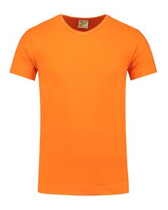 Lemon & Soda LEM1264 - T-Shirt V-Ausschnitt Baumwolle/Elastik für Ihn Orange