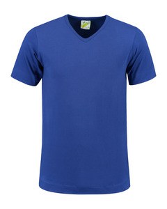 Lemon & Soda LEM1264 - T-Shirt V-Ausschnitt Baumwolle/Elastik für Ihn Königsblau