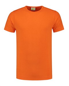 Lemon & Soda LEM1269 - T-Shirt Crewneck Baumwolle/Elastik für Ihn Orange