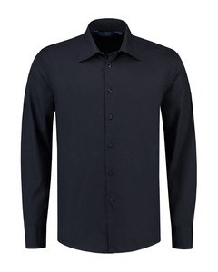 Lemon & Soda LEM3935 - Shirt Popeline Mix LS für ihn Dark Navy