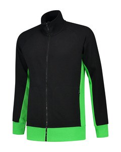 Lemon & Soda LEM4725 - Sweater Cardigan Berufsbekleidung Black/Lime