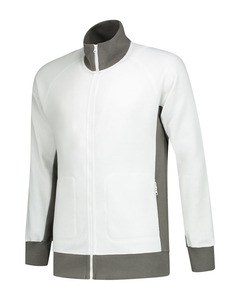 Lemon & Soda LEM4725 - Sweater Cardigan Berufsbekleidung White/PG