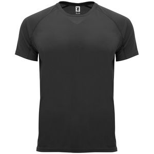 Roly CA0407 - BAHRAIN Atmungsaktives Raglan T-Shirt für Sport schwarz