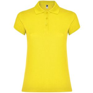 Roly PO6634 - STAR WOMAN Talliertes-Poloshirt mit kurzen Ärmeln Yellow