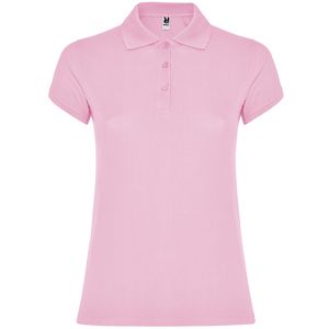 Roly PO6634 - STAR WOMAN Talliertes-Poloshirt mit kurzen Ärmeln Light Pink