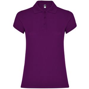 Roly PO6634 - STAR WOMAN Talliertes-Poloshirt mit kurzen Ärmeln Purple