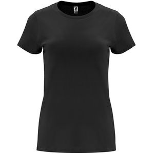 Roly CA6683 - CAPRI Damen T-Shirt kurzarm Schwarz