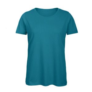 B&C BC02T - Damen T-Shirt aus 100% Baumwolle  Diva Blue