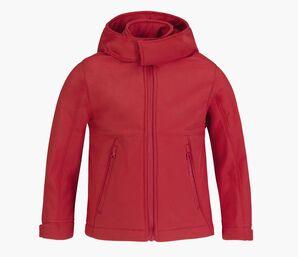 B&C BC651 - Hooded Softshell Jacke für Kinder