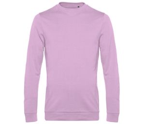 B&C BCU01W - Herren Rundhalspullover Candy Pink