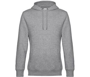 B&C BCU02K - Herren Kapuzenpullover Heather Grey