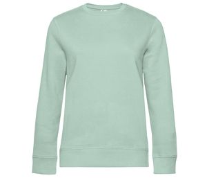 B&C BCW01Q - Damen Sweatshirt mit geraden Ärmeln  Aqua Green