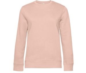 B&C BCW01Q - Damen Sweatshirt mit geraden Ärmeln  Soft Rose