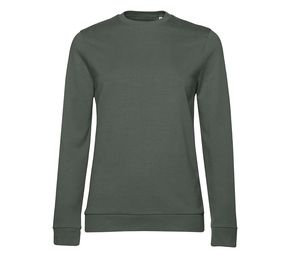 B&C BCW02W - Damen Rundhals-Sweatshirt Millenial Khaki