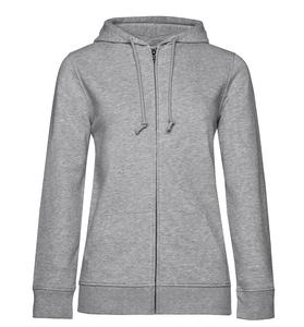 B&C BCW36B - Bio -Reißverschluss von Frauen mit Reißverschluss Heather Grey