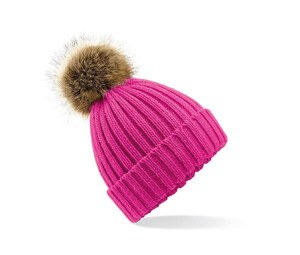 Beechfield BF412 - Big mesh Pop Pom beanie