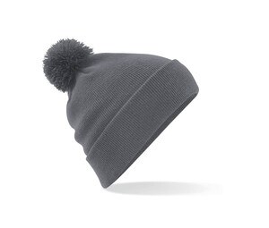 Beechfield BF426 - Mütze mit Pompon Graphite Grey