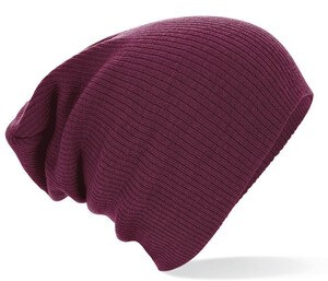 Beechfield BF461 - Slouch Beanie Mütze Burgundy