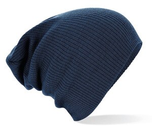 Beechfield BF461 - Slouch Beanie Mütze French Navy