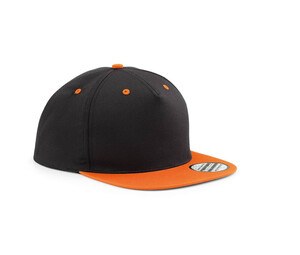 Beechfield BF610C - 5-seitige Kappe mit kontrastierendem Visier
 Black / Orange