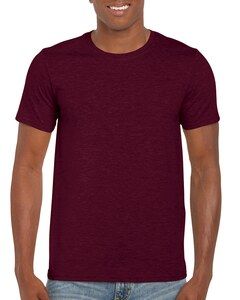 Gildan GN640 - Softstyle™ Erwachsenen Ringspun T-Shirt Heather Maroon