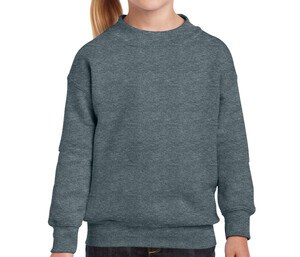 Gildan GN911 - Kinder Crewneck Sweatshirt Dark Heather