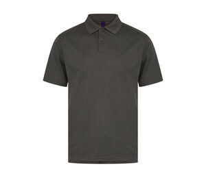 Henbury HY475 - Cool Plus Poloshirt für Herren Heather Charcoal