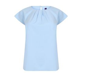 Henbury HY597 - Damen Bluse Light Blue