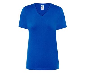 JHK JK158 - Damen T-Shirt mit V-Ausschnitt 145 Royal Blue