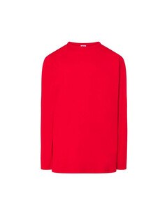JHK JK160 - Langärmeliges T-Shirt Rot
